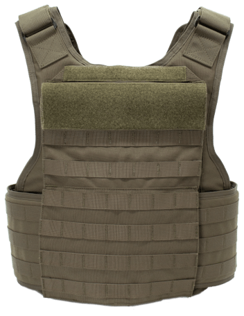 WLV Plate carrier - Back view - Green color