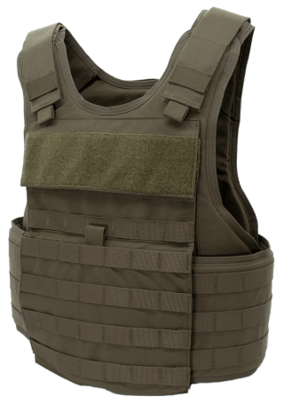 WLV Plate carrier - Front view - Green color