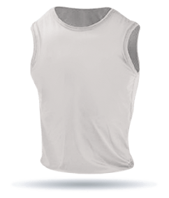 ?oncealable body armor shirt - White color