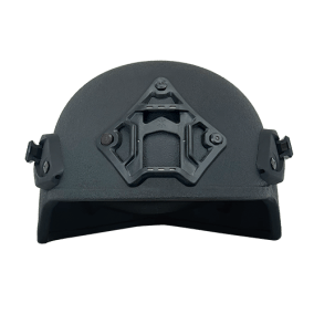 Casco balístico 401 con visera - Color negro - Corte completo