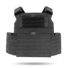 Portaplacas Talon con faja - color negro - vista frontal